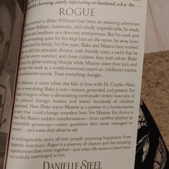 3/$13 Rogue By Danielle Steele Adult Fiction Paperback New - Picture 4 of 4
